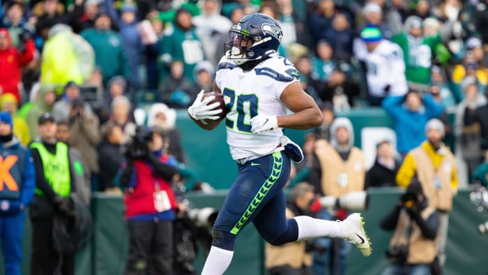 Rashaad Penny had the best game of his young career in the Seahawks' win over the Eagles.